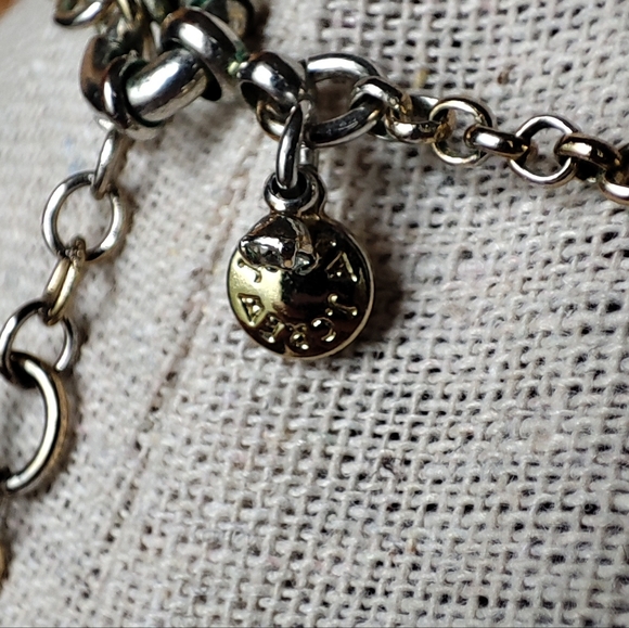 J. Crew Faux Jade Cabachons Teardrop Purple Lilac Crystal Stones Necklace EUC - Picture 8 of 8